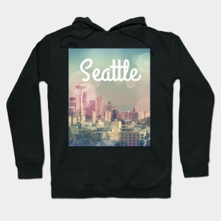 Dreamy Seattle Skyline and Space Needle Hoodie